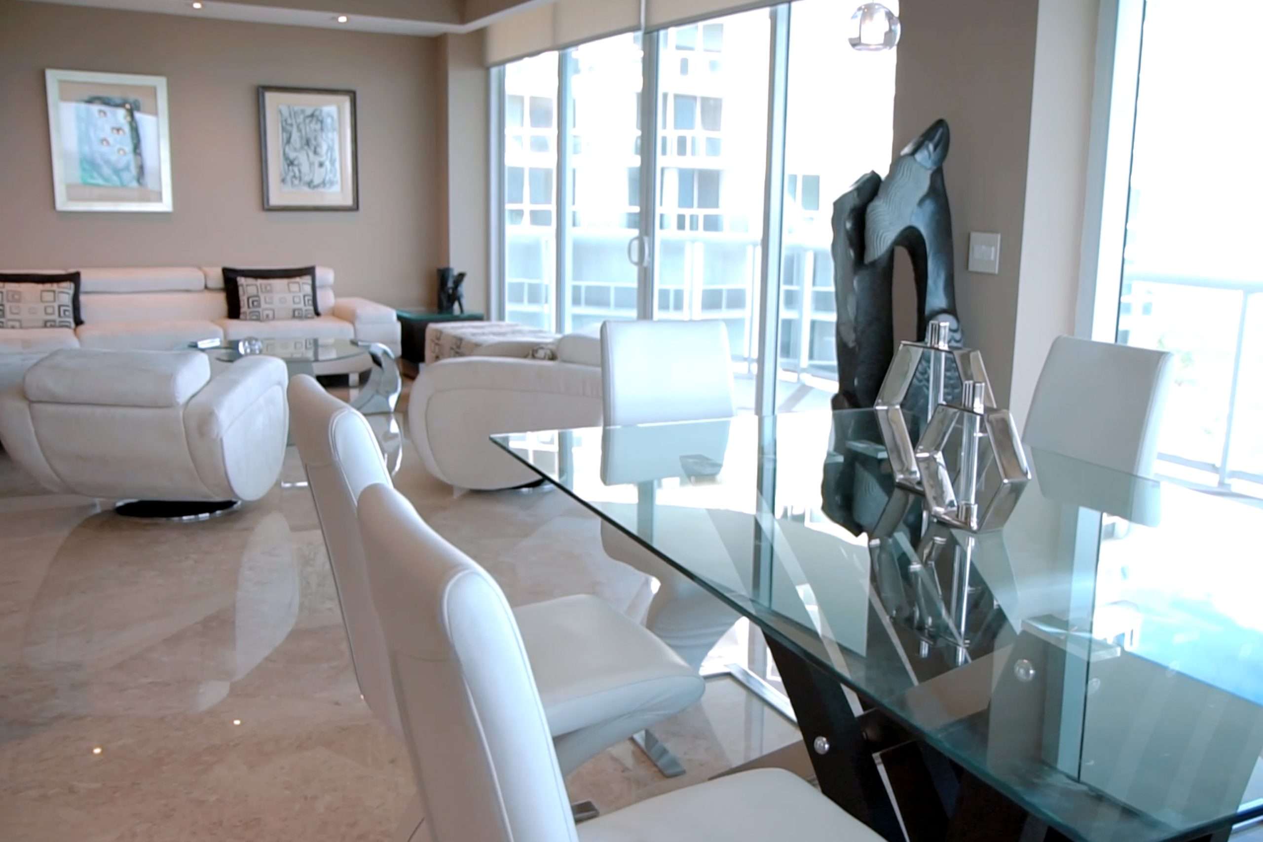 Dow Residence — Aventura · Custom millwork + full systems upgrade